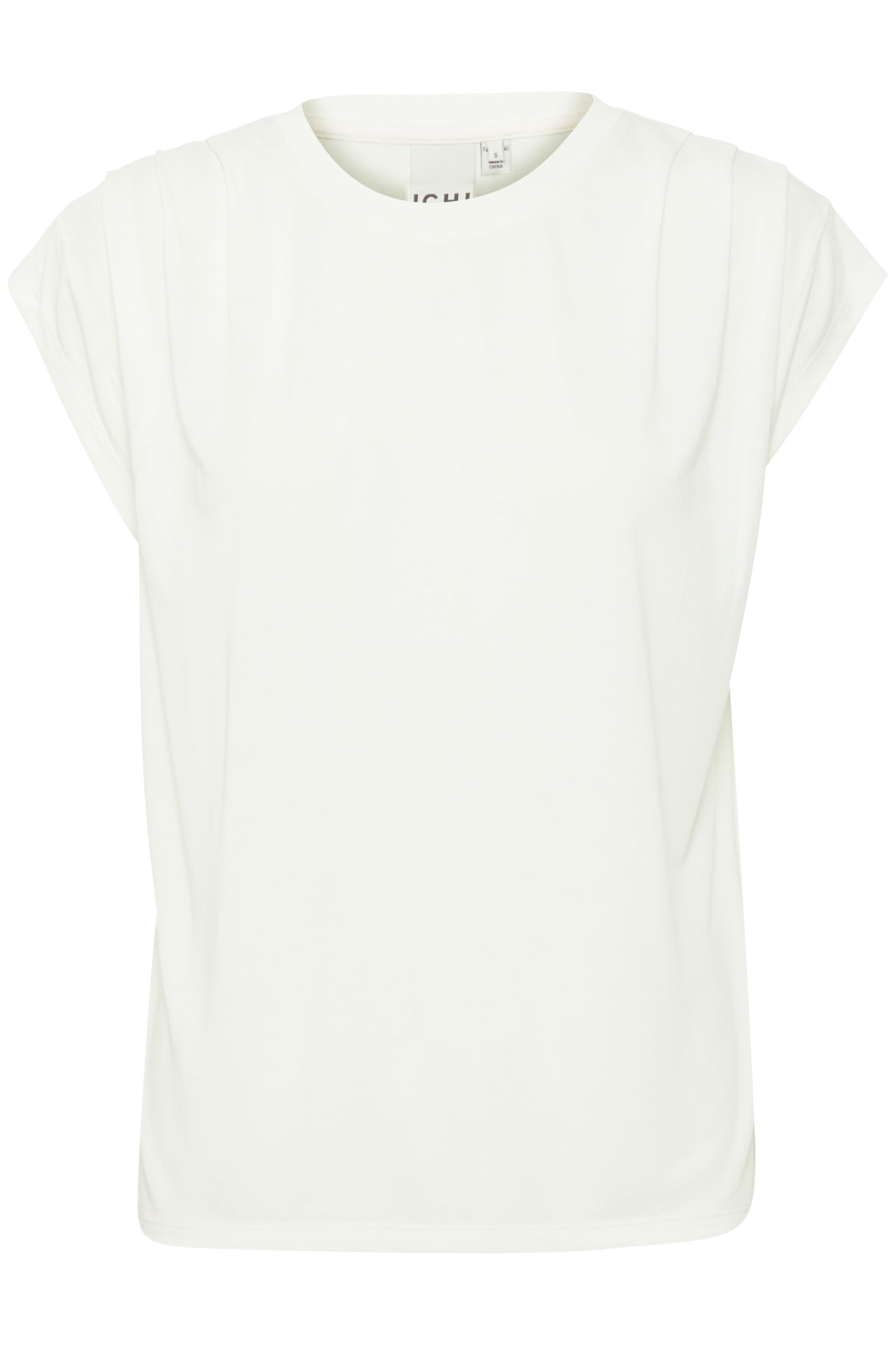 T-Shirt mit gerafften Ärmeln