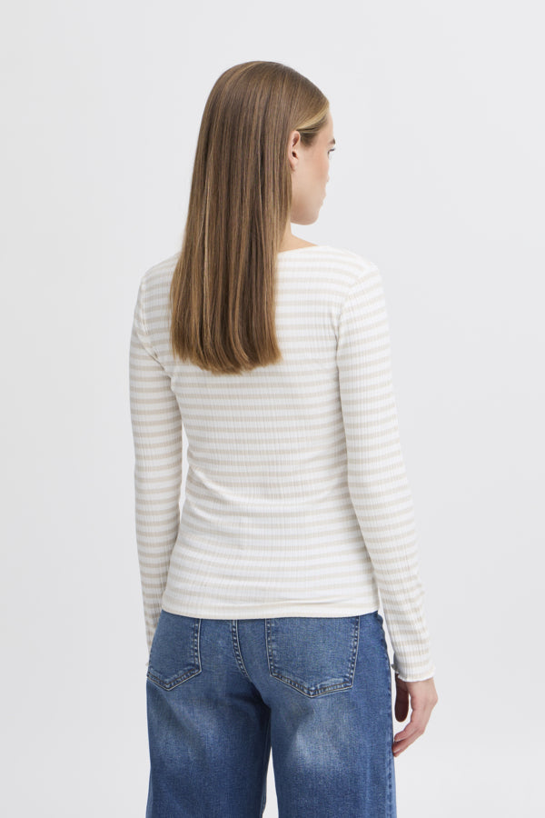 Gestreiftes Langarmshirt