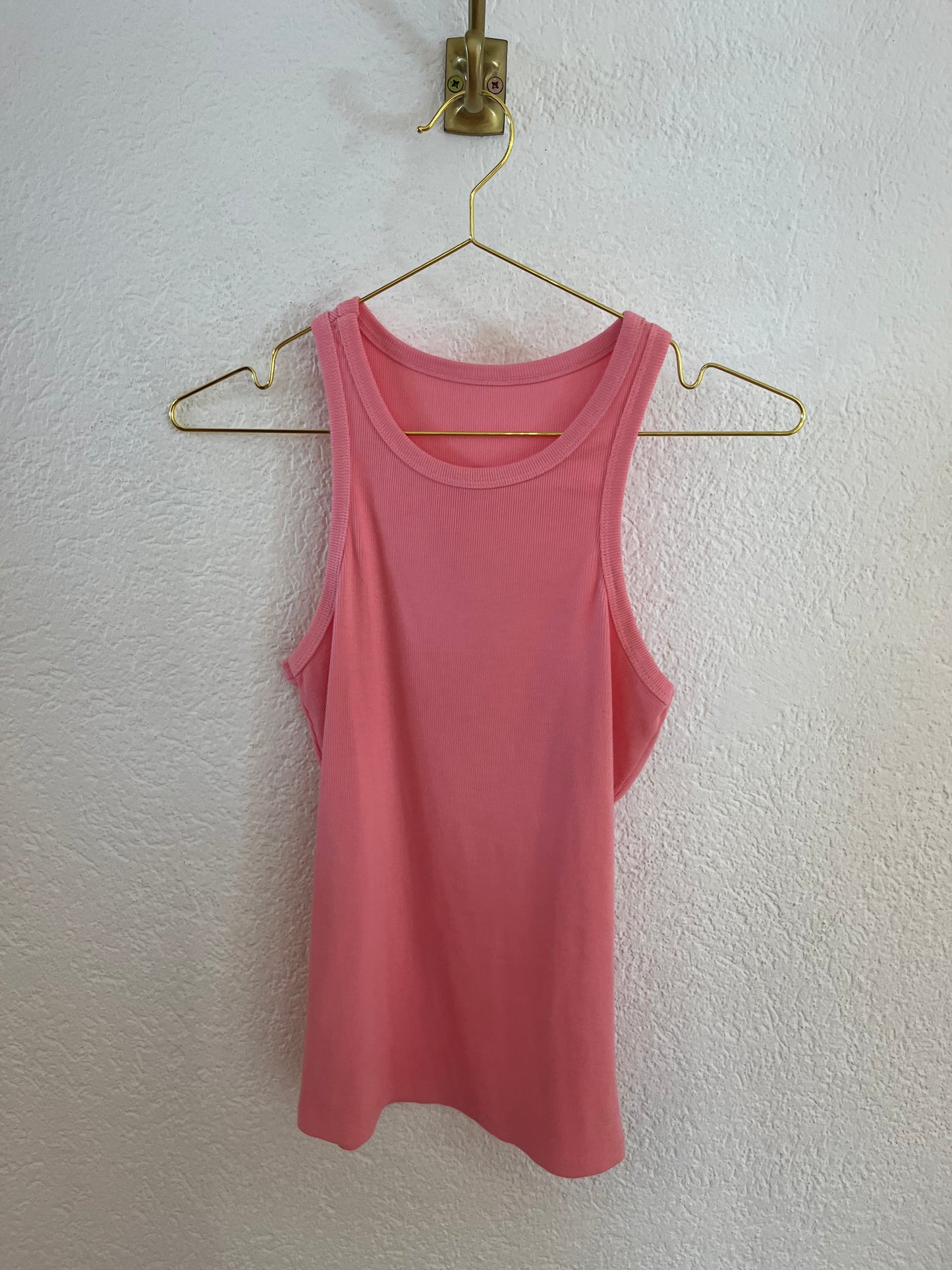Rippenstrick Top Pink
