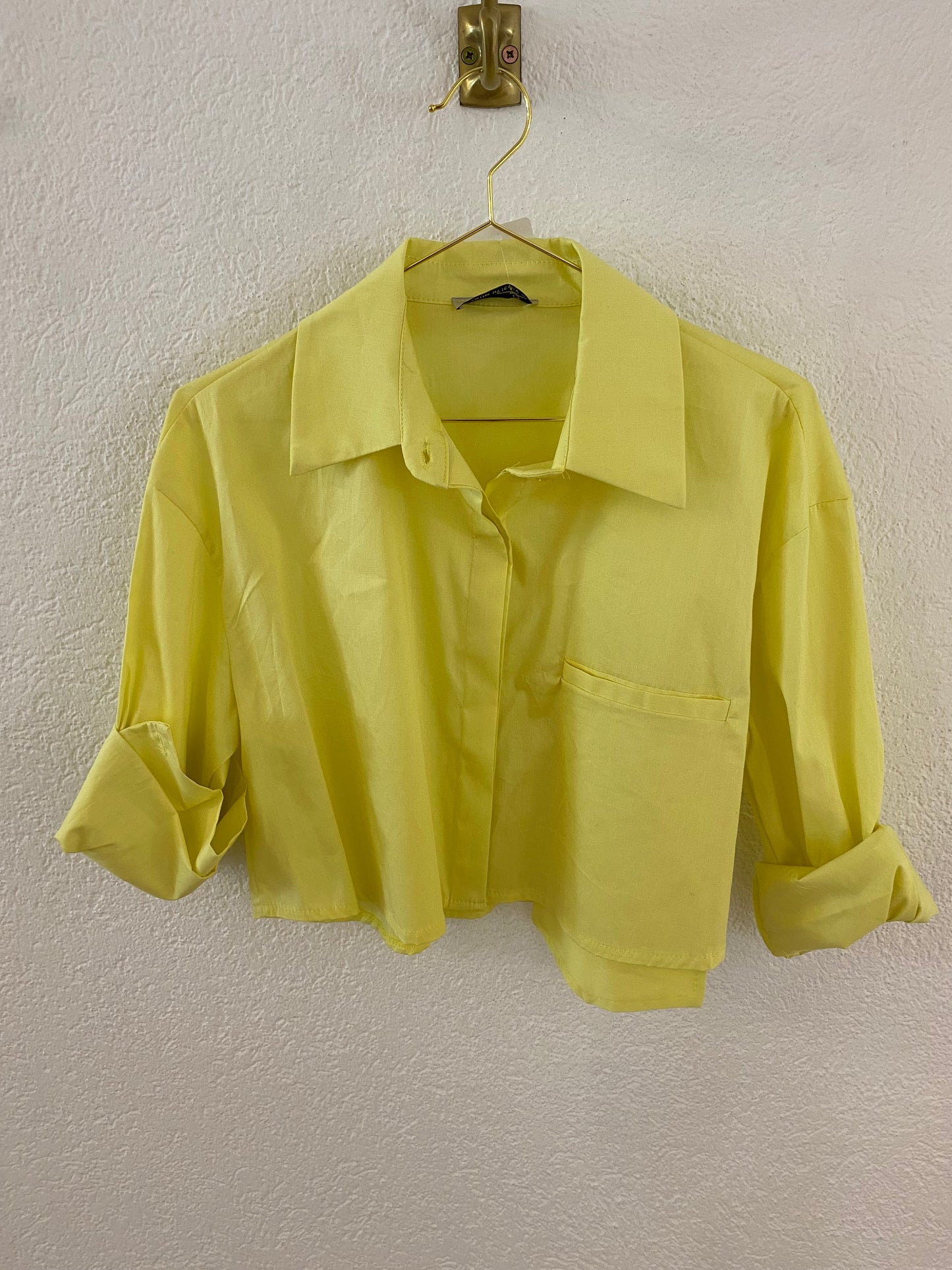 Cropped Bluse versch. Farben