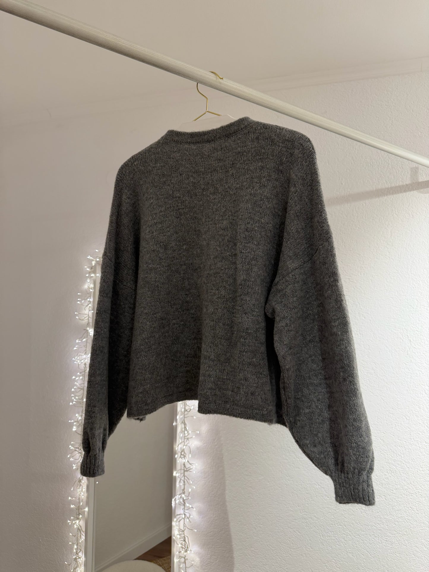 Strickcardigan mit Knopf