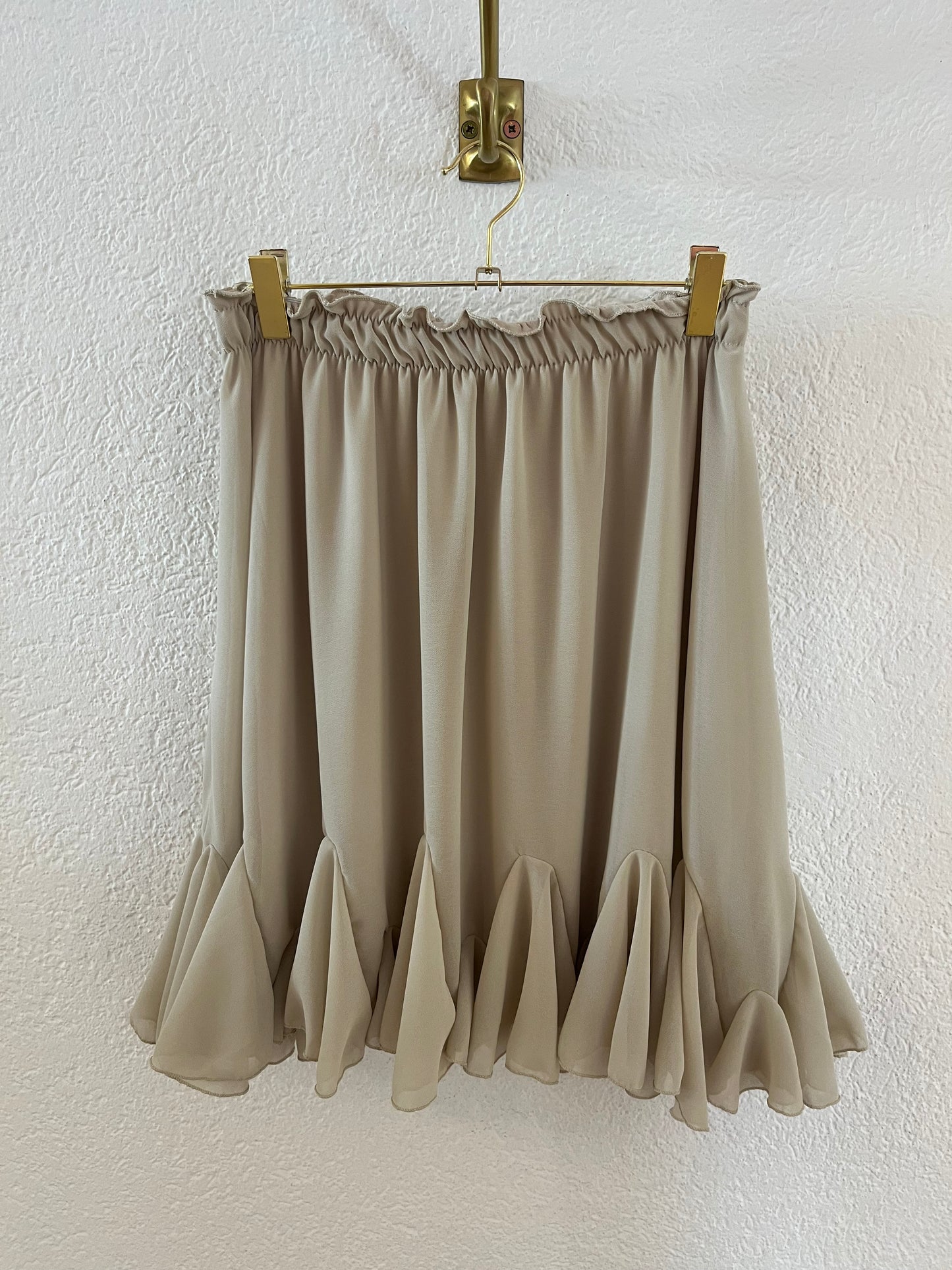 Rock mit Volant versch. Farben