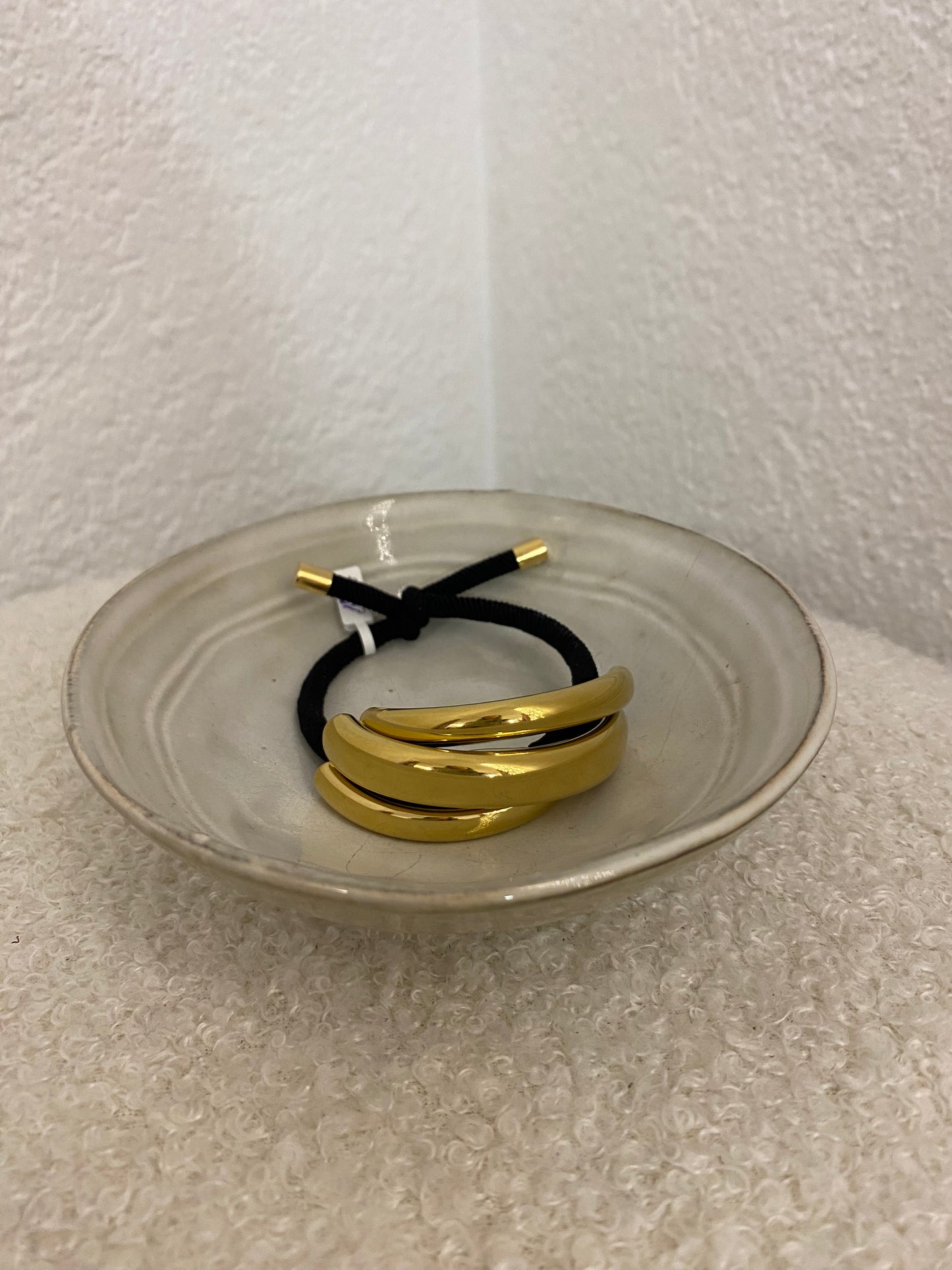 Haargummi mit Golddetail