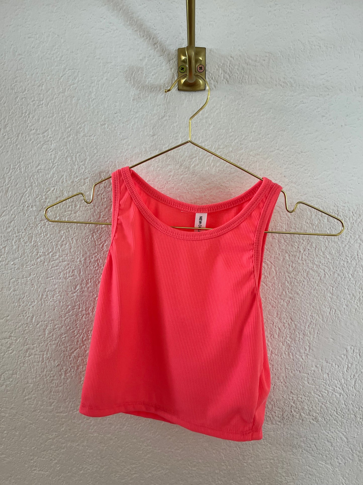 Geripptes cropped Top versch. Farben
