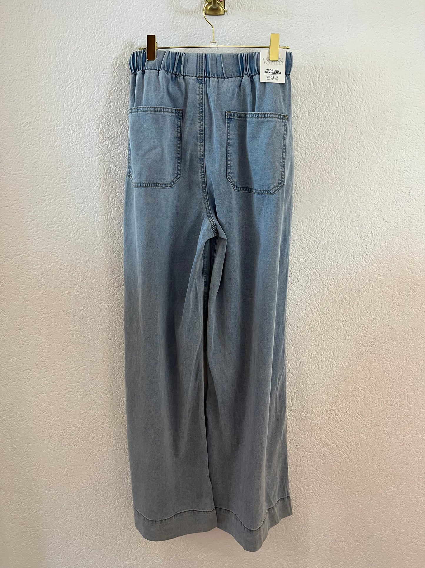 Wide Leg Silky Denim