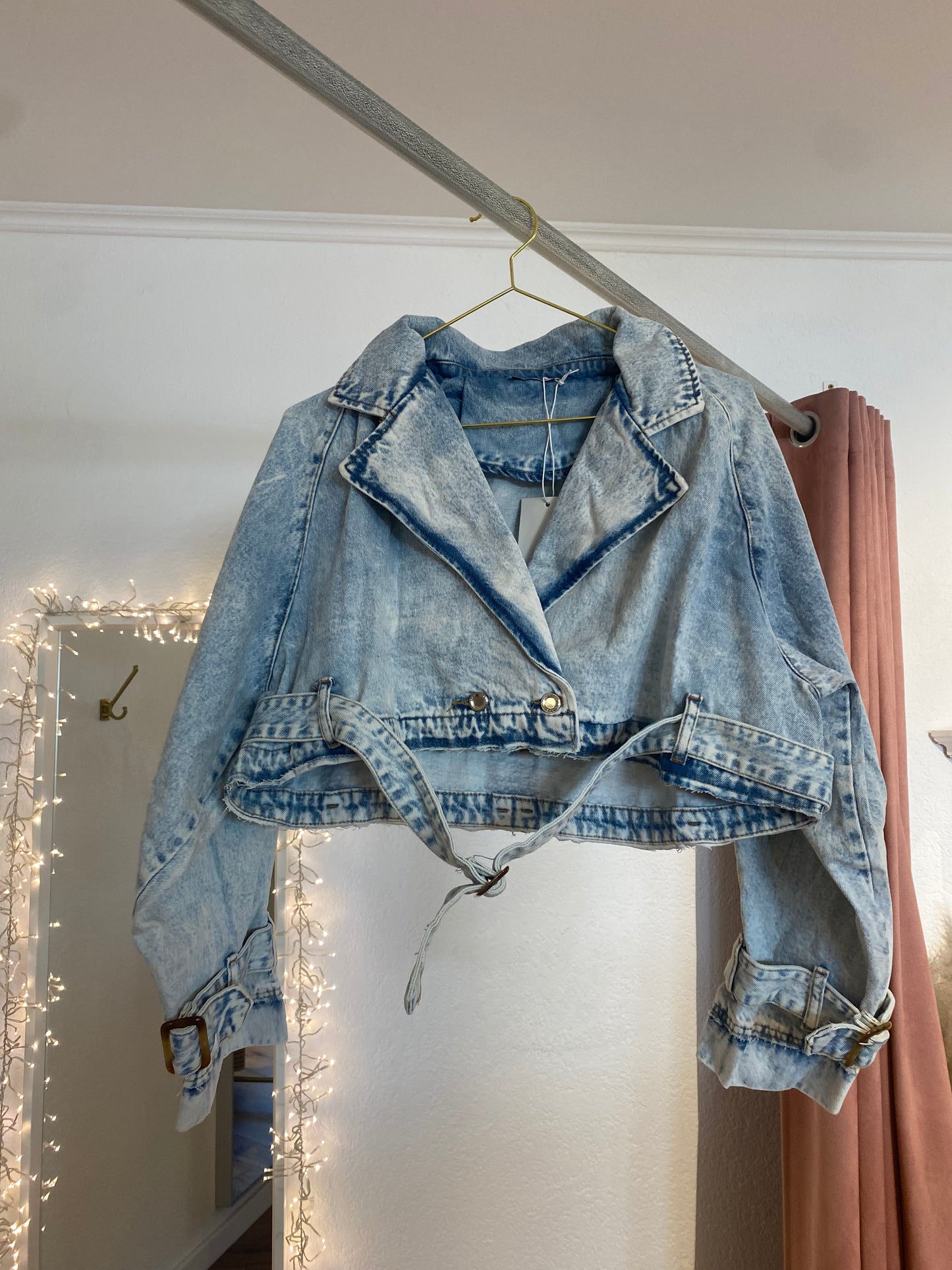 Cropped Jeansjacke