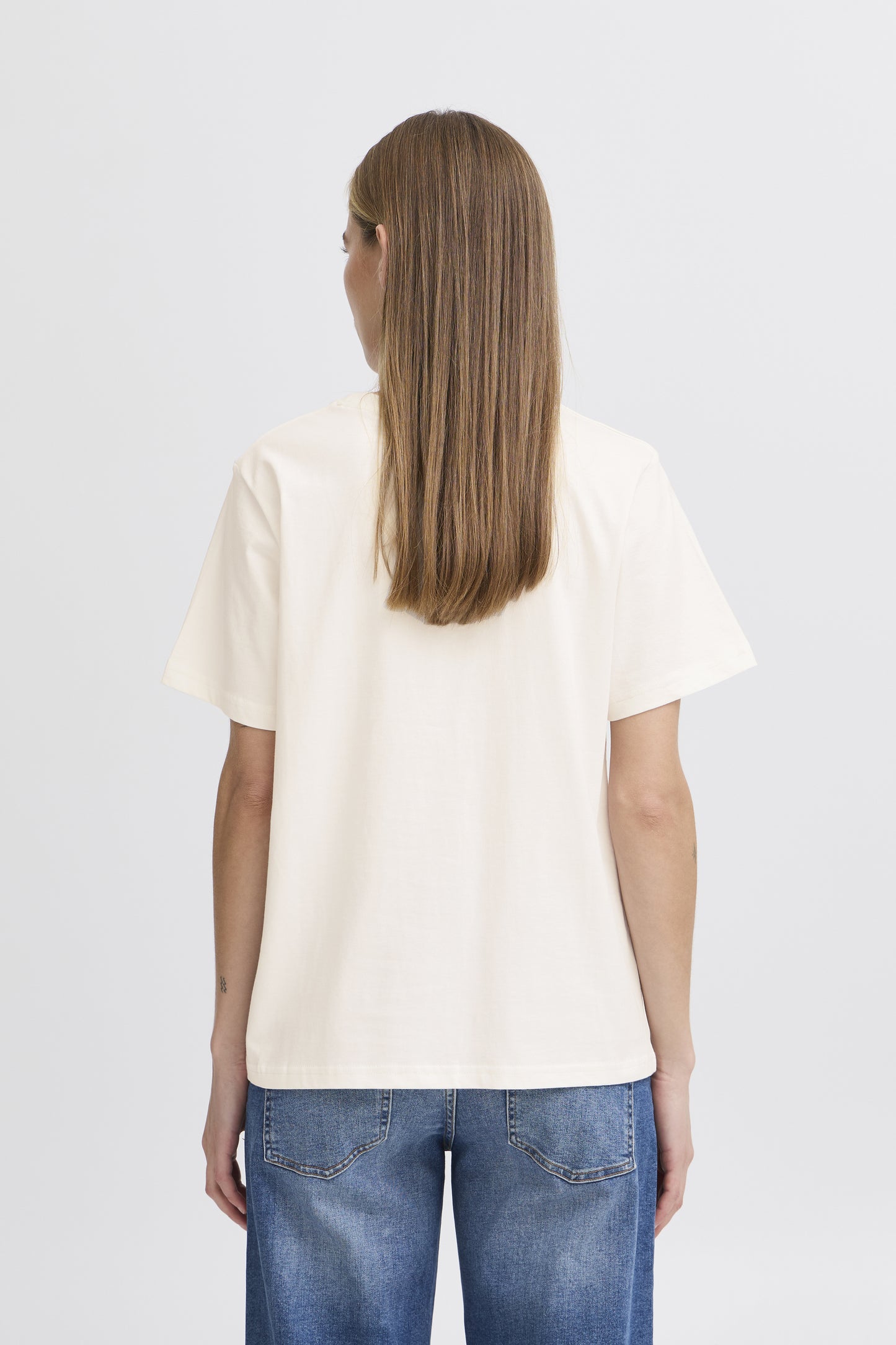 T-Shirt mit Perlenschleife