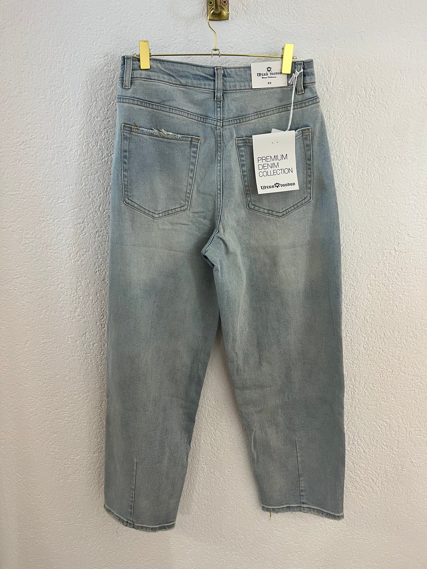 Ripped Denim Jeans versch. Farben
