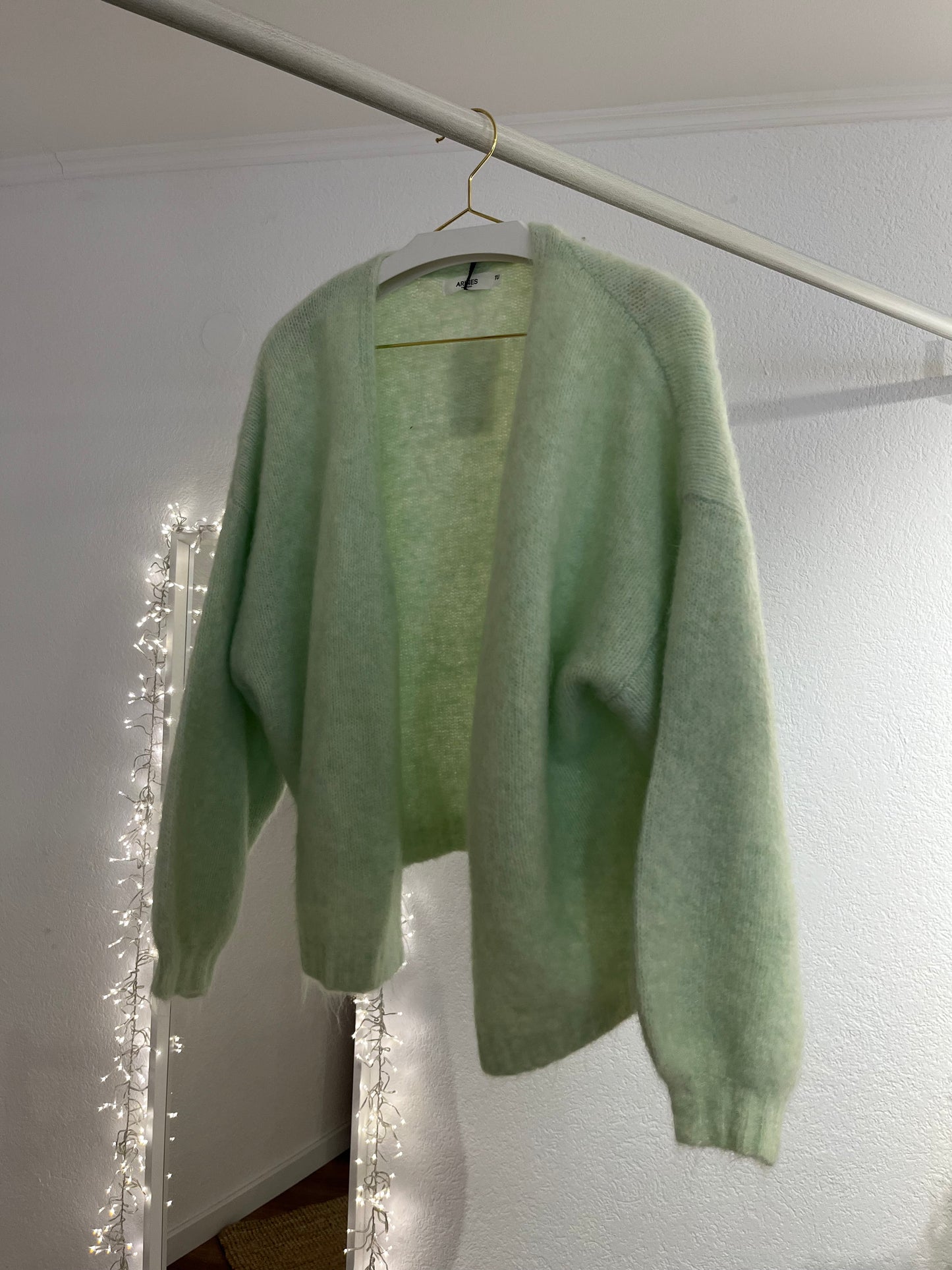 Grüner Strick Cardigan