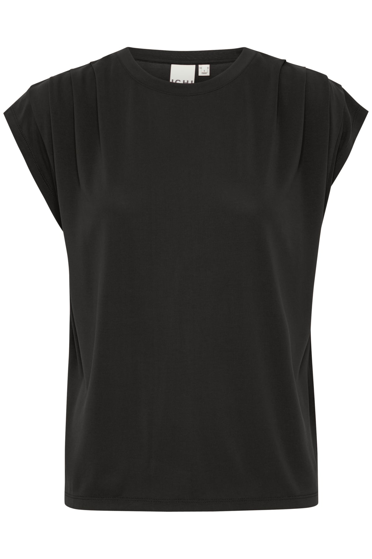 T-Shirt mit gerafften Ärmeln