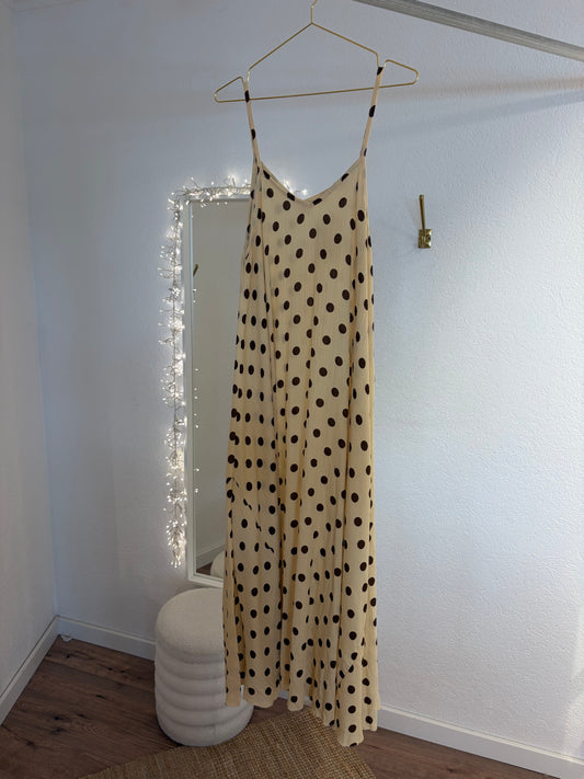 Lockeres Punkte Kleid
