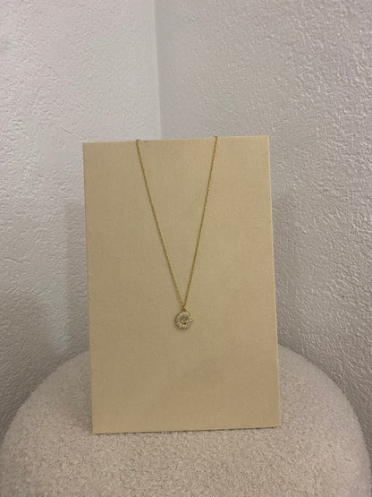 Buchstabenkette mit Glitzer