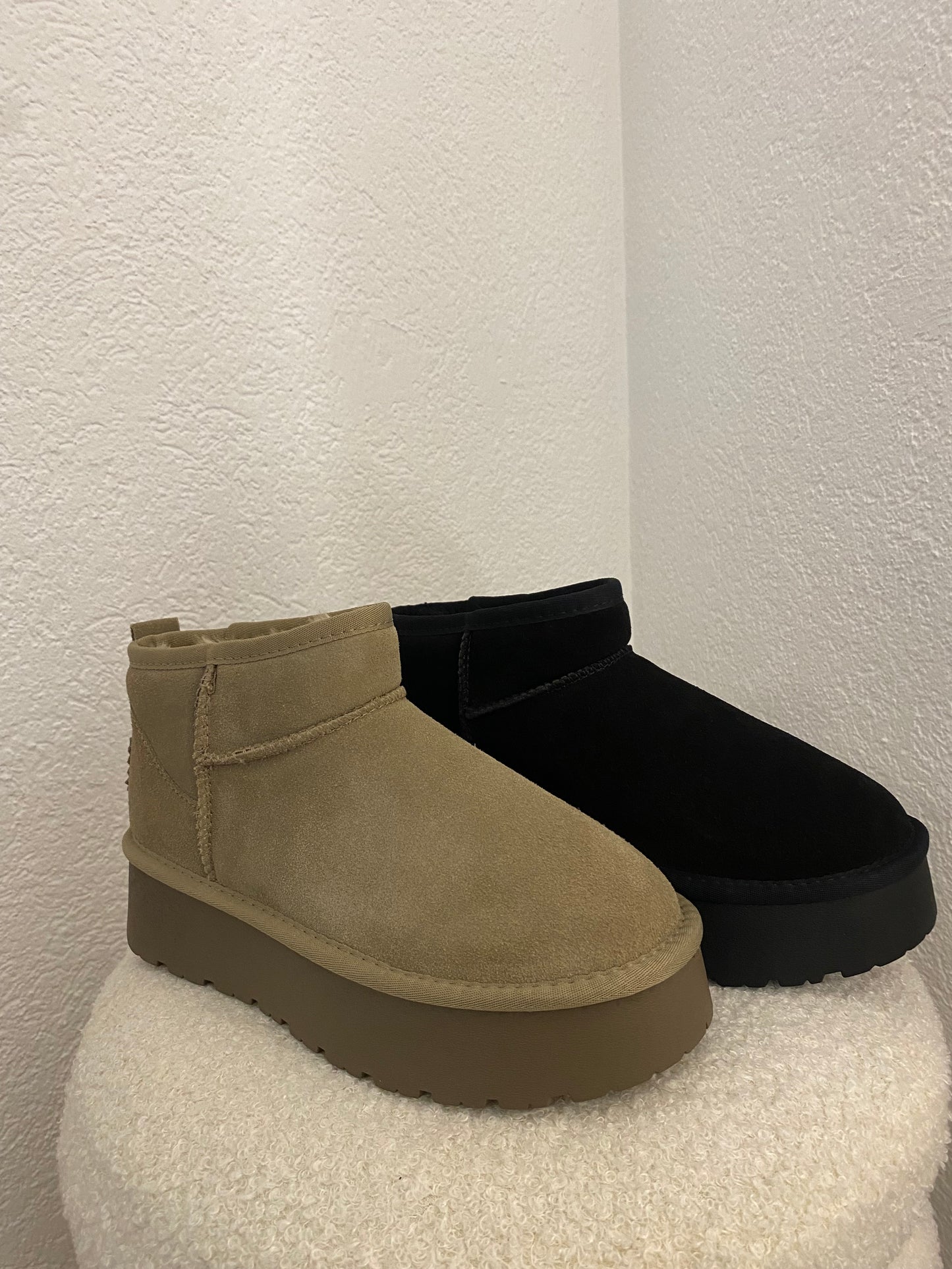 Winterboots aus Wildleder