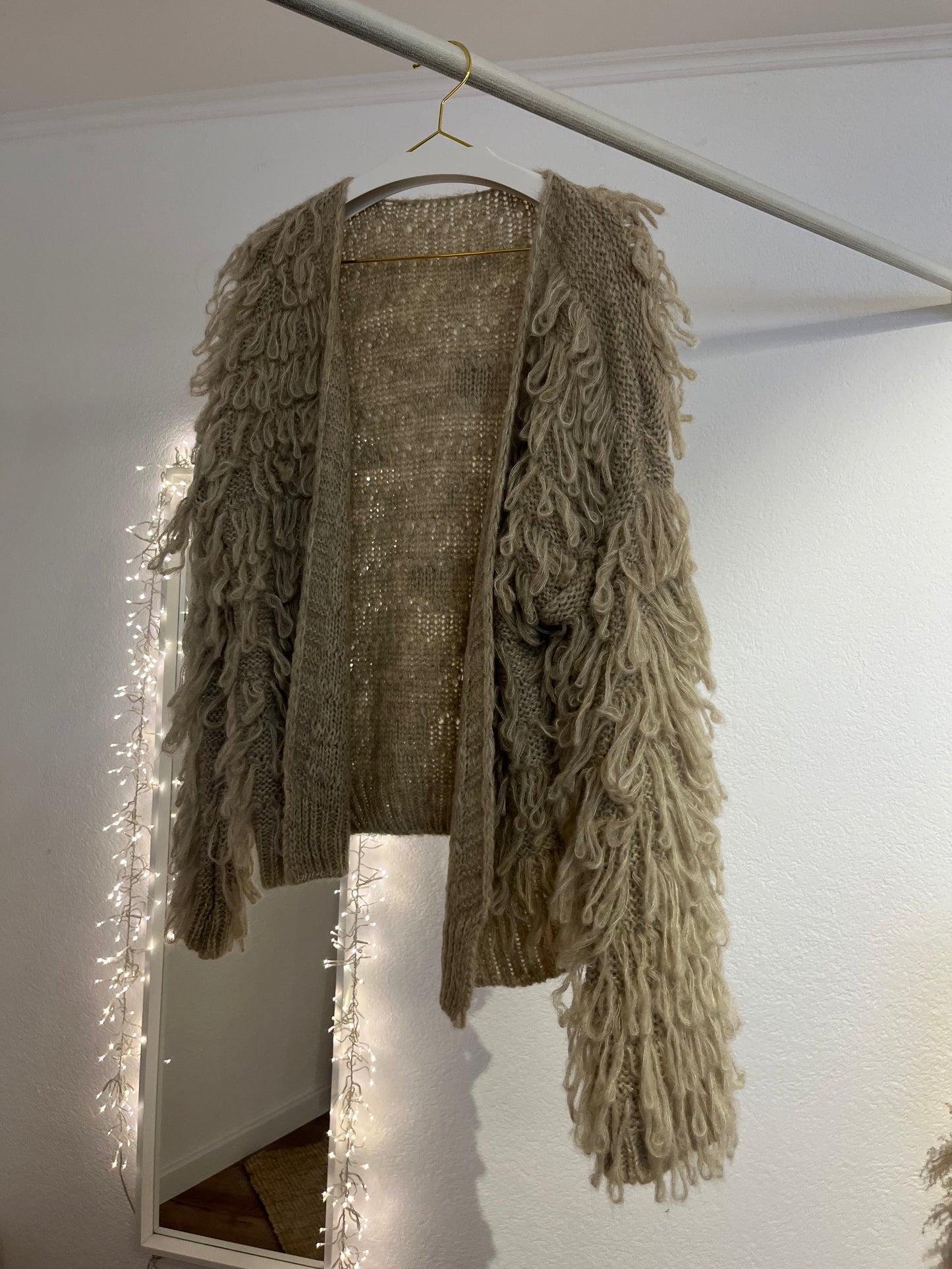 Cardigan mit Fransen