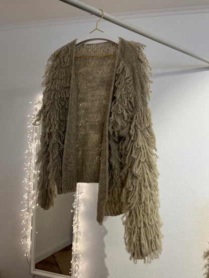 Cardigan mit Fransen