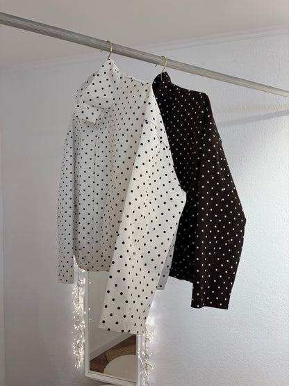 Jacke mit Polka-Dots versch. Farben