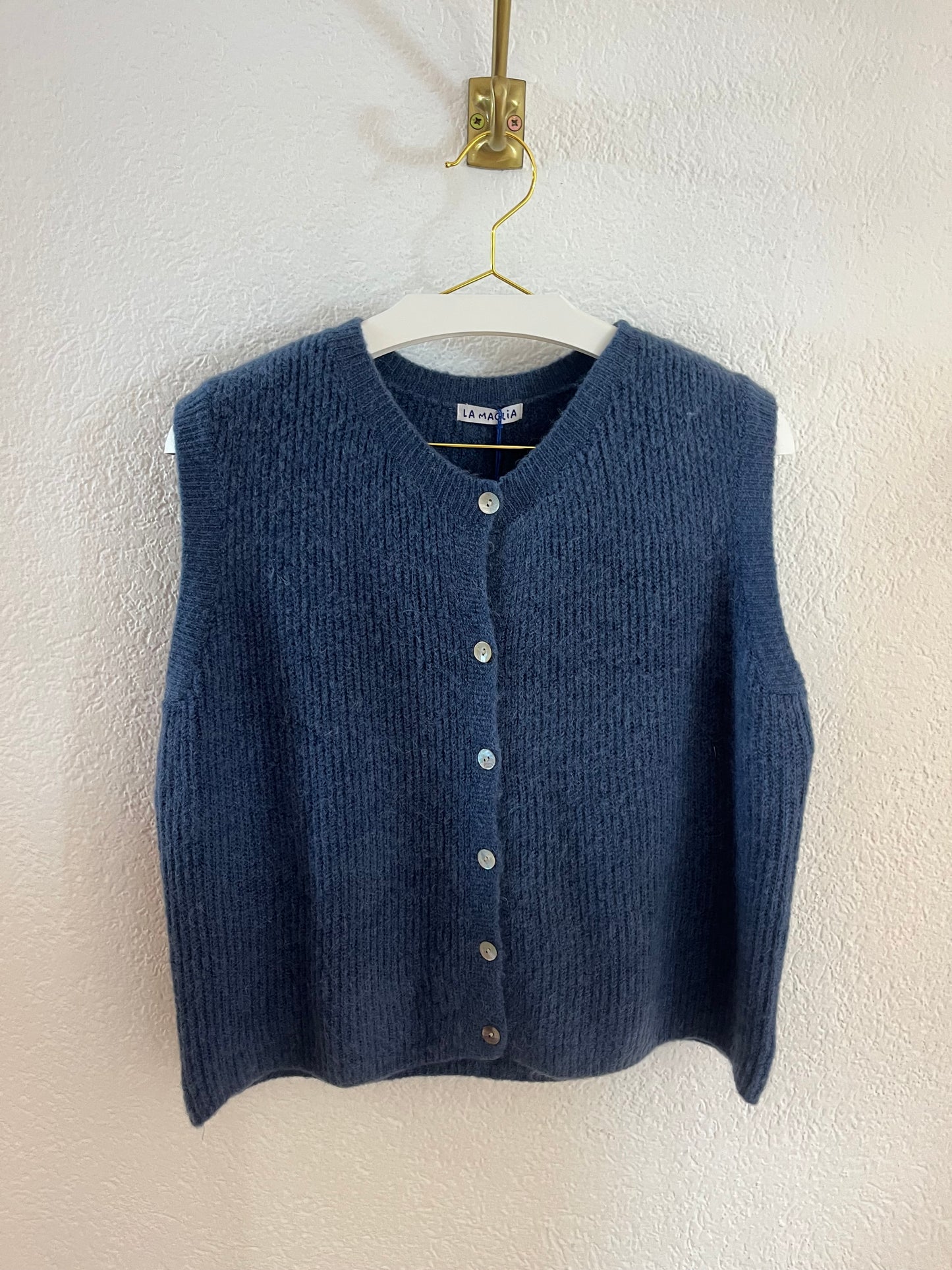 Dünne Strickweste versch. Farben