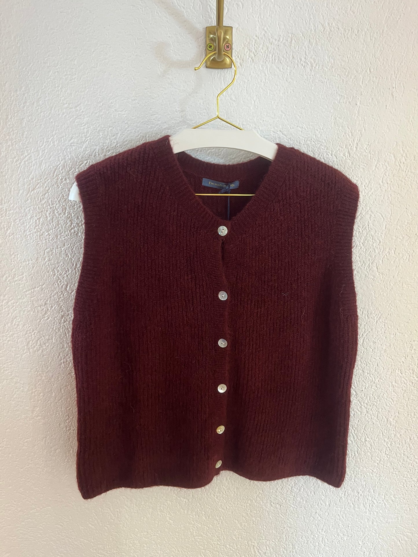 Dünne Strickweste versch. Farben