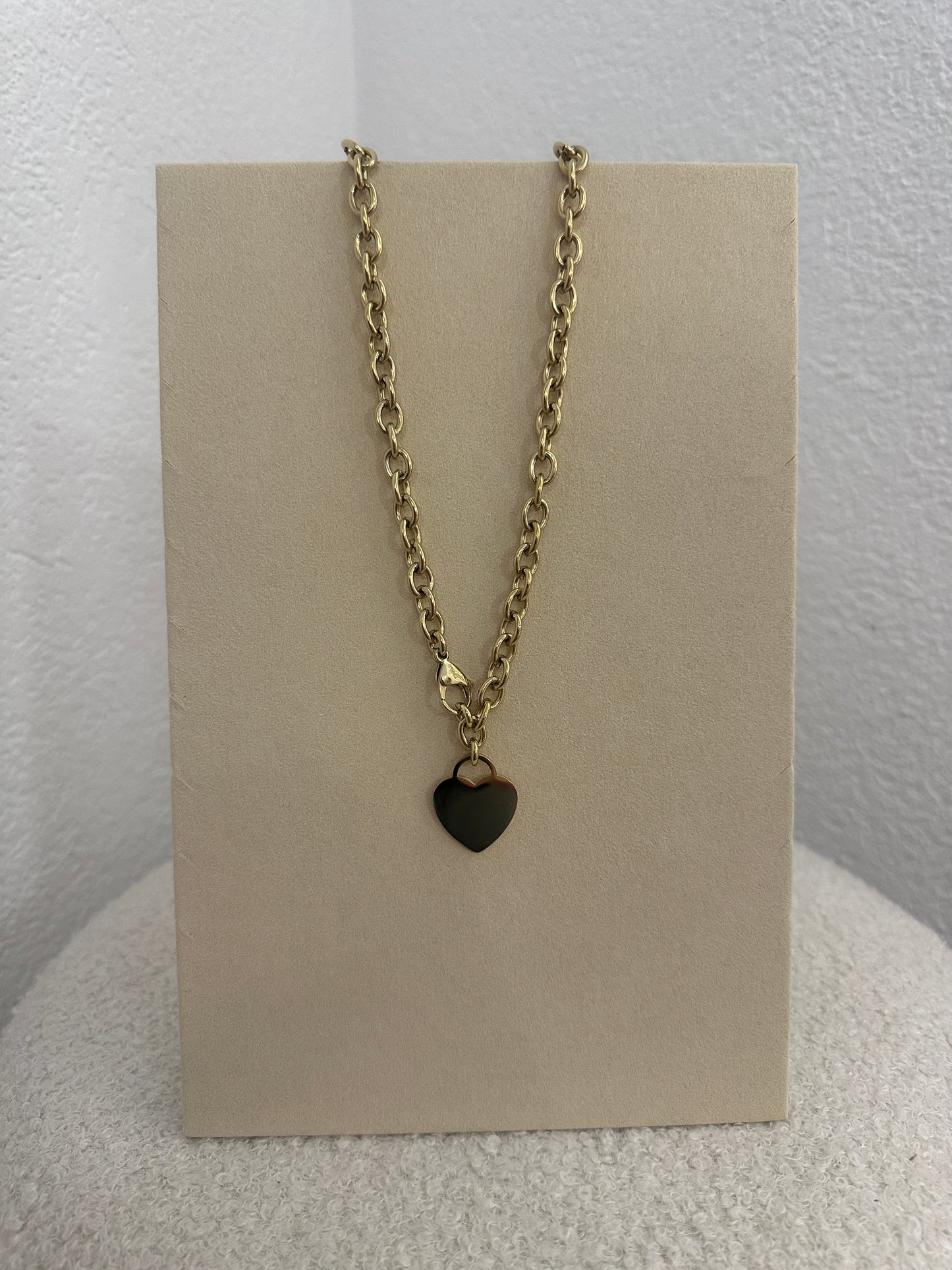 Statement Kette mit Herz