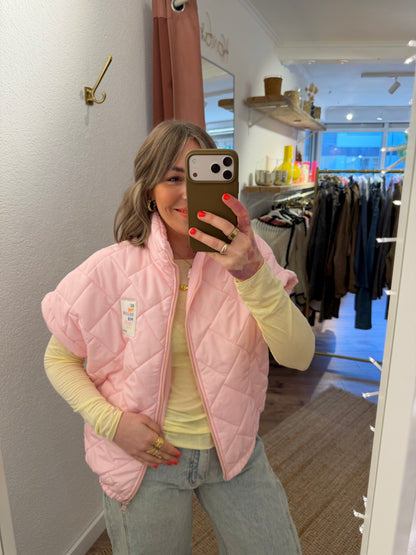 Dünne kurzarm Puffer Jacke versch. Farben