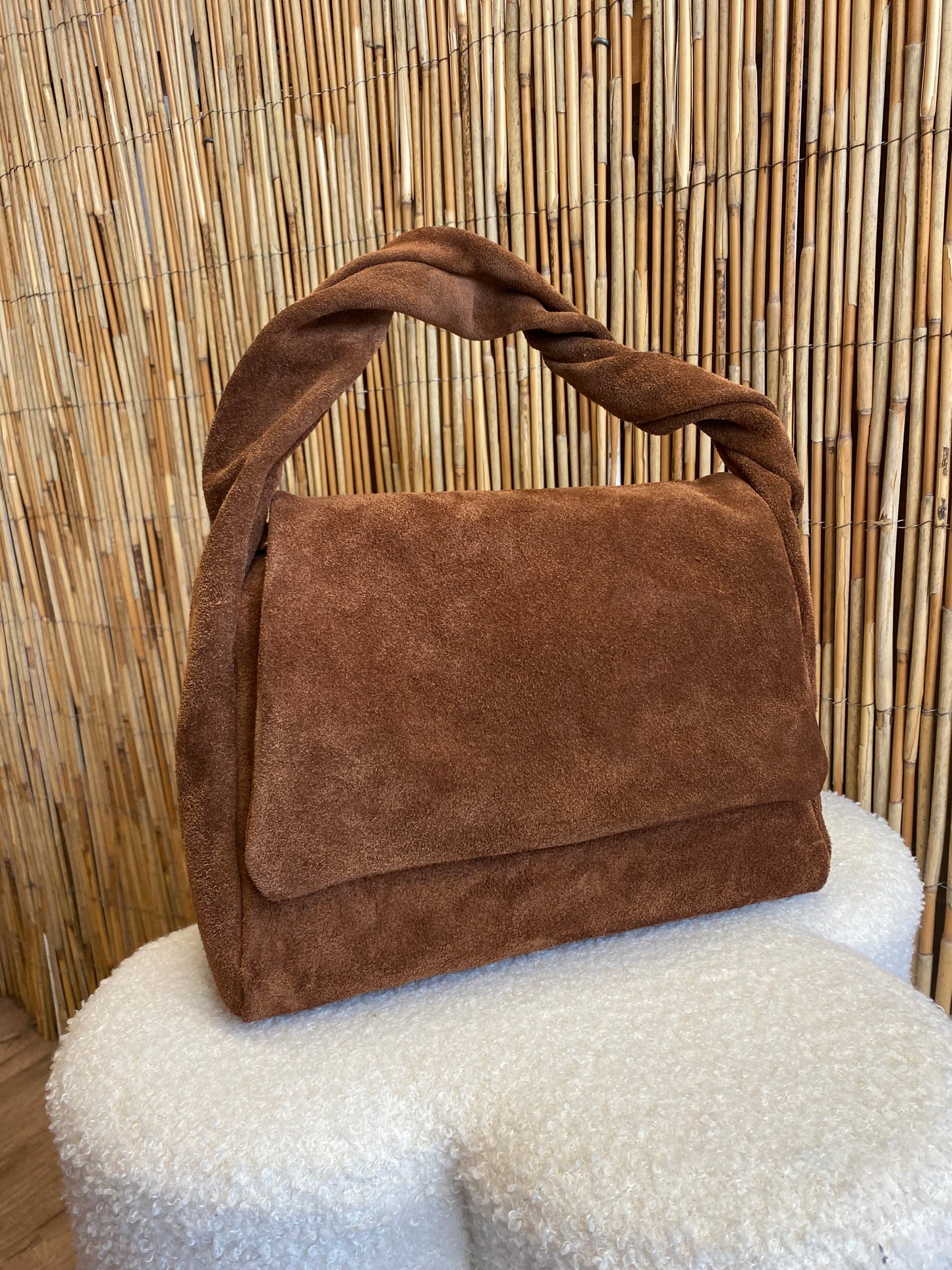 Wildledertasche in versch. Farben
