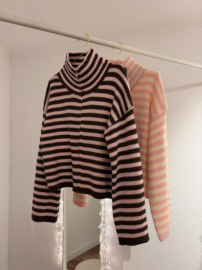 Strickzipper versch. Farben