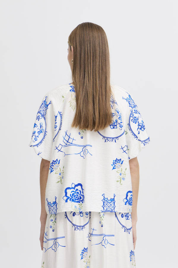 Bluse mit Print