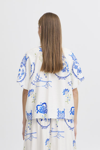 Bluse mit Print