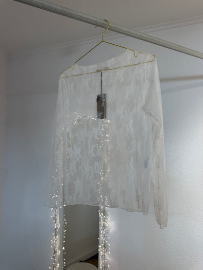 Transparente Spitzenshirts versch. Farben