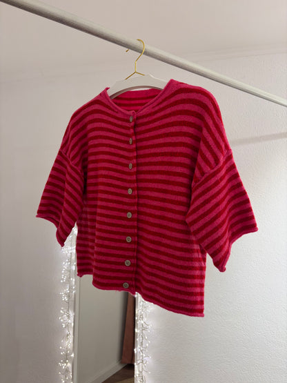 Strickshirt gestreift in versch. Farben