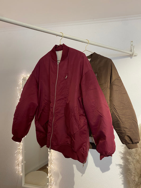 Wendbare Oversized Bomberjacke