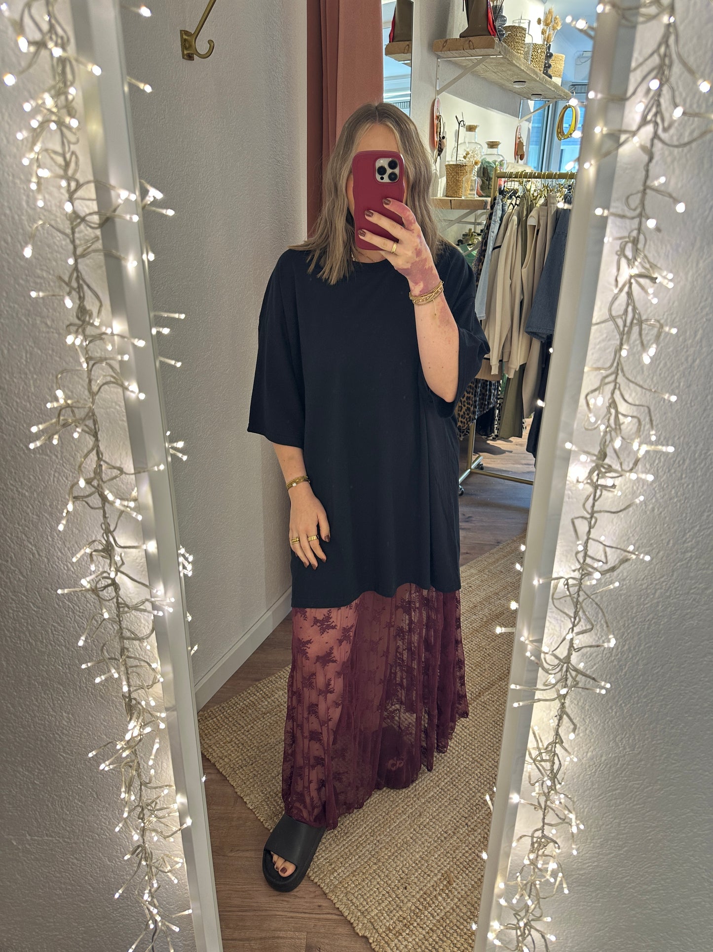 Spitzenrock versch. Farben