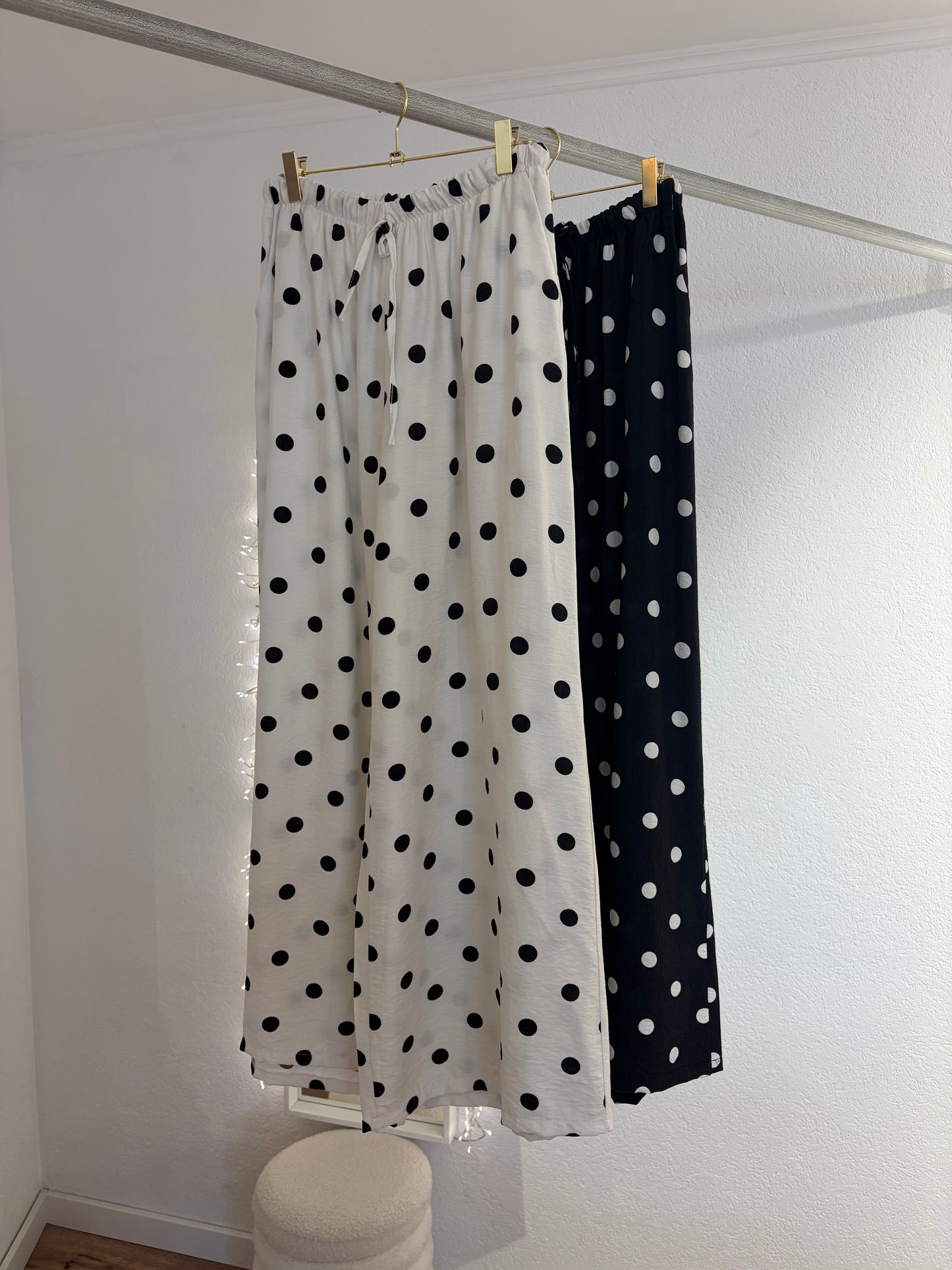 Leichte Hose Polka-Dot