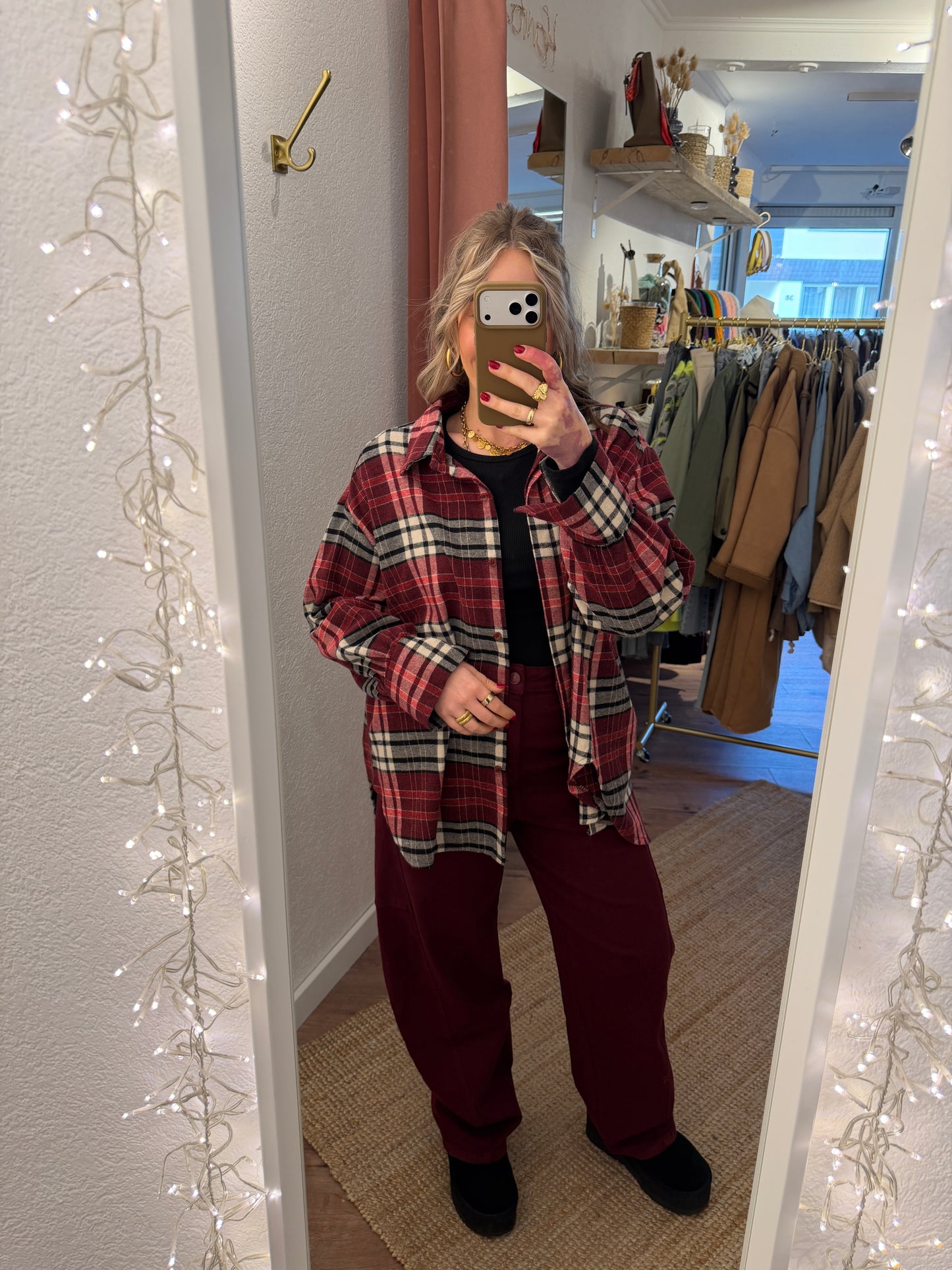 Weiches kariertes Hemd