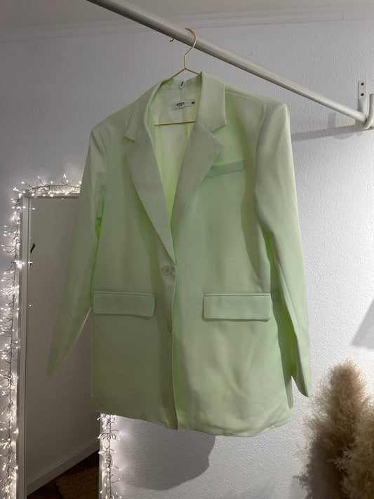 Oversized Blazer Neon grün