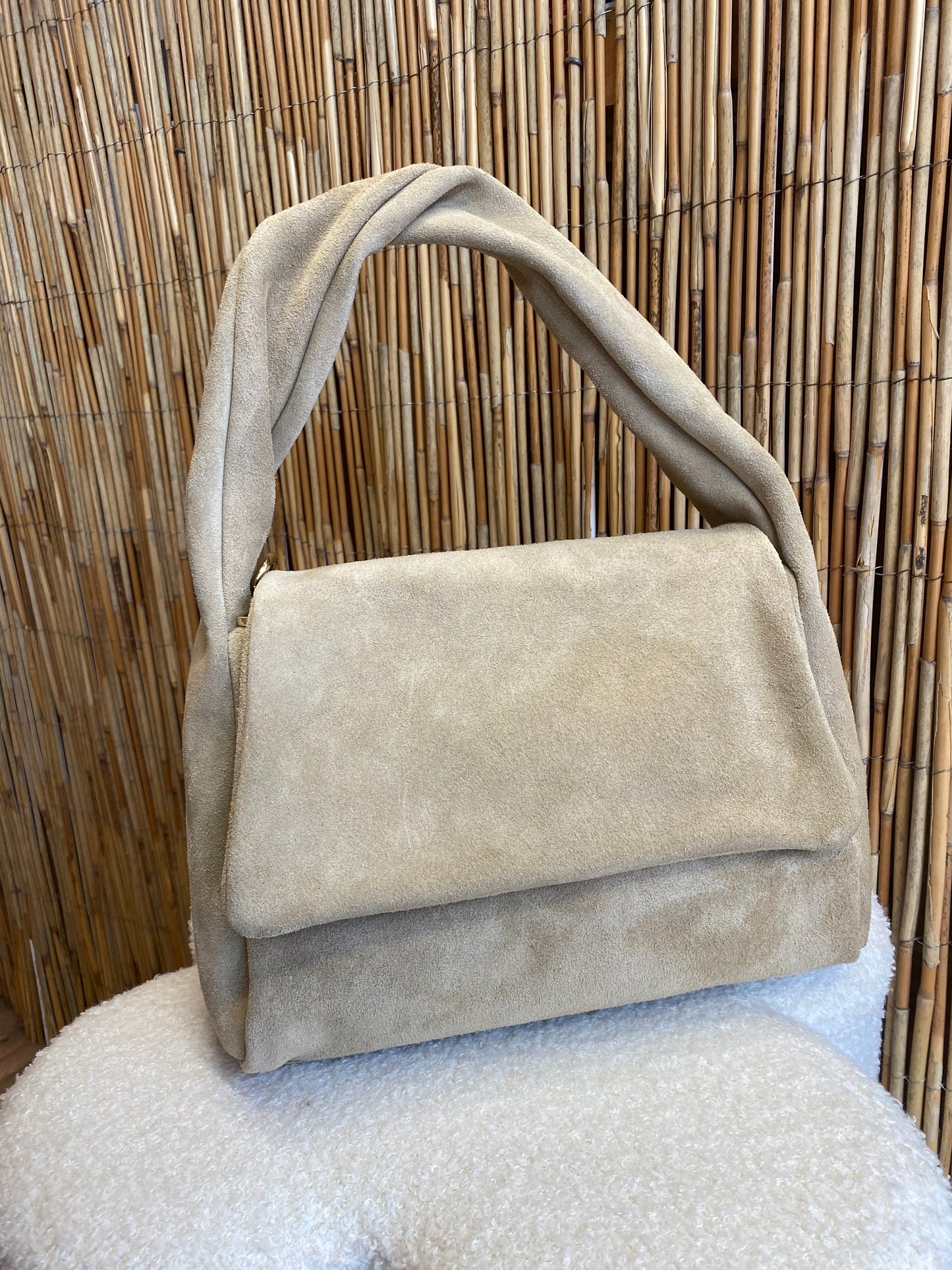 Wildledertasche in versch. Farben