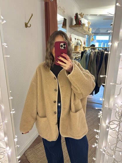 Oversized Teddyjacke