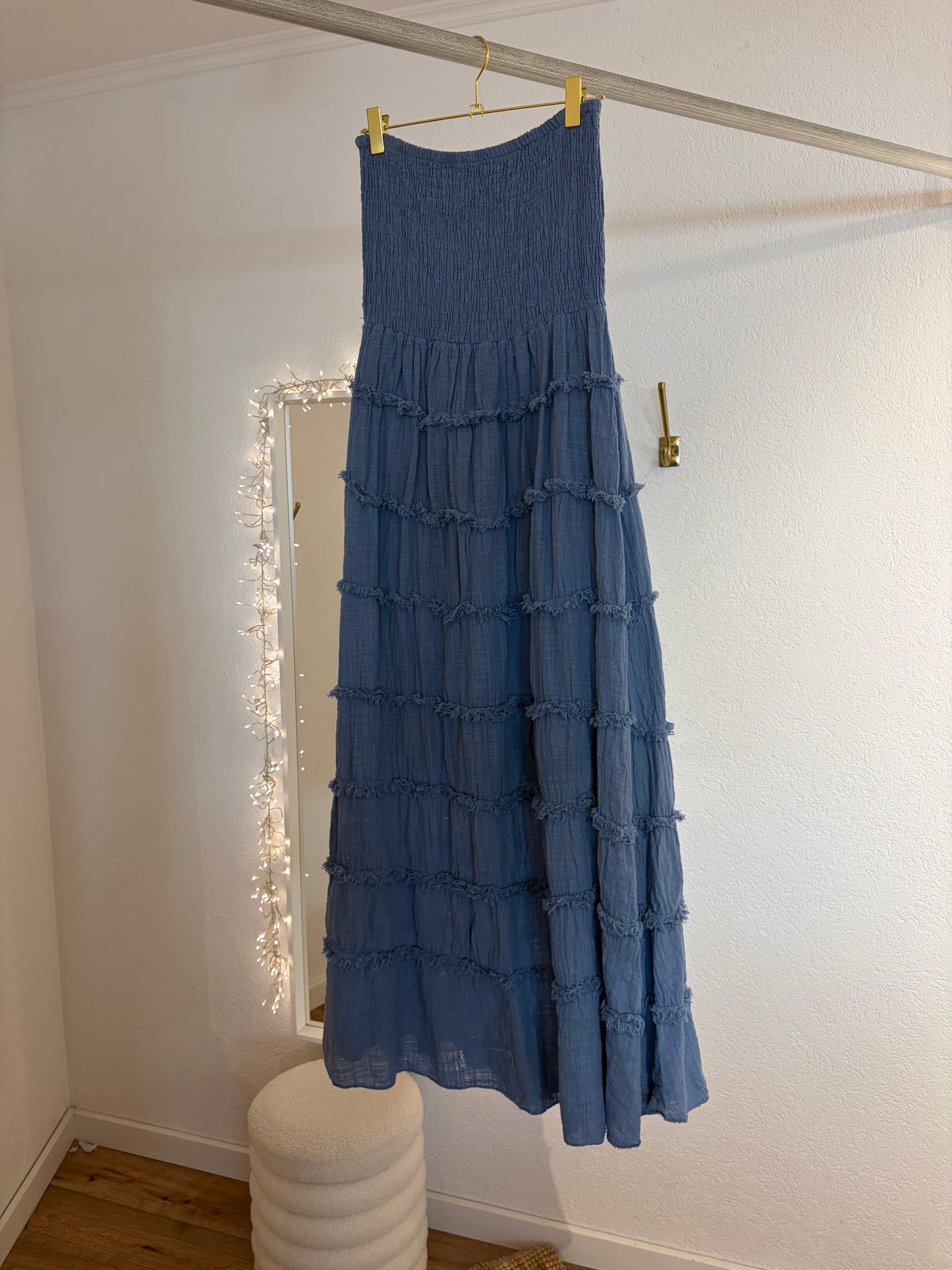 Bandeau Maxikleid versch. Farben