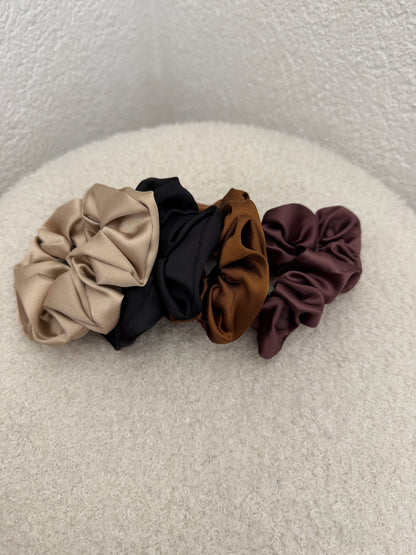 Große Seidenscrunchies versch. Farben