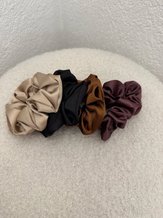 Große Seidenscrunchies versch. Farben
