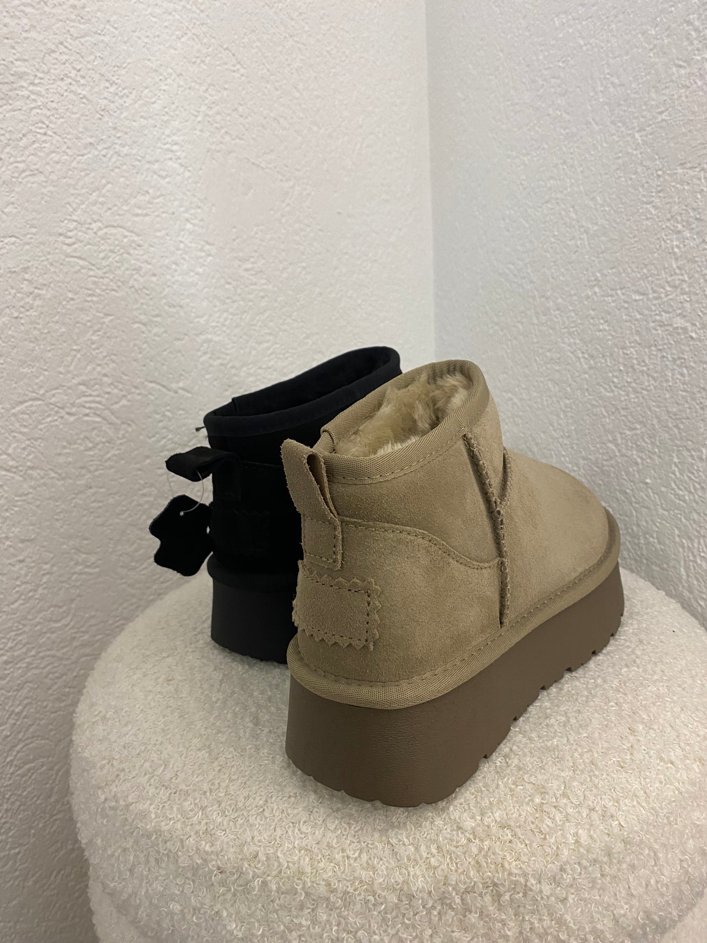 Winterboots aus Wildleder