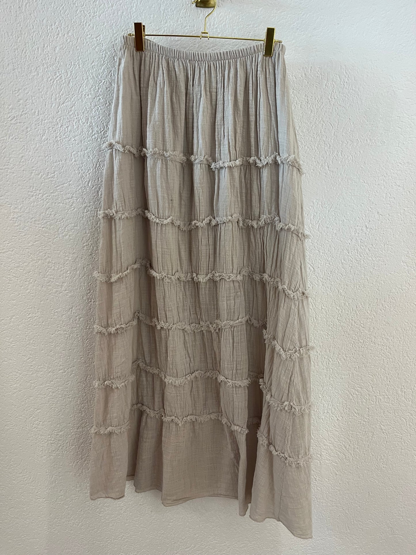 Rock mit Fransen versch. Farben