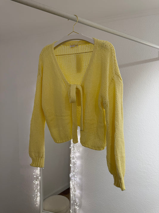 Cardigan mit Schleife