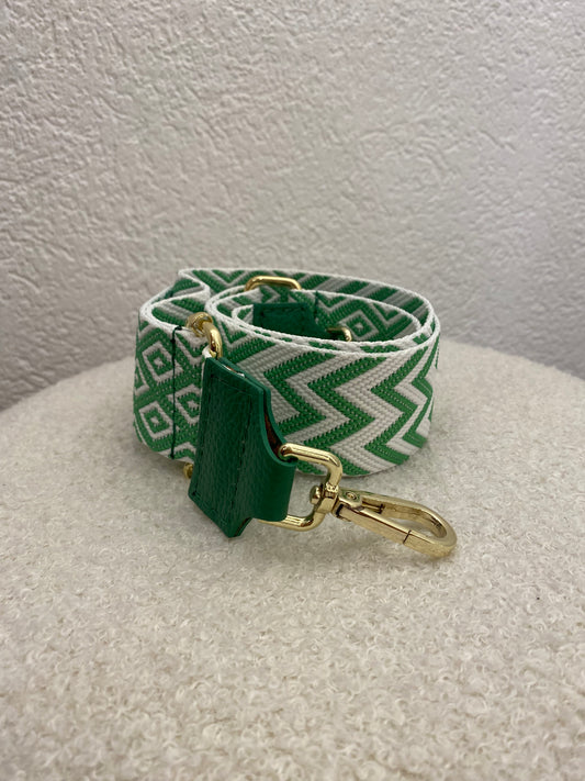 Taschengurt grün weiß