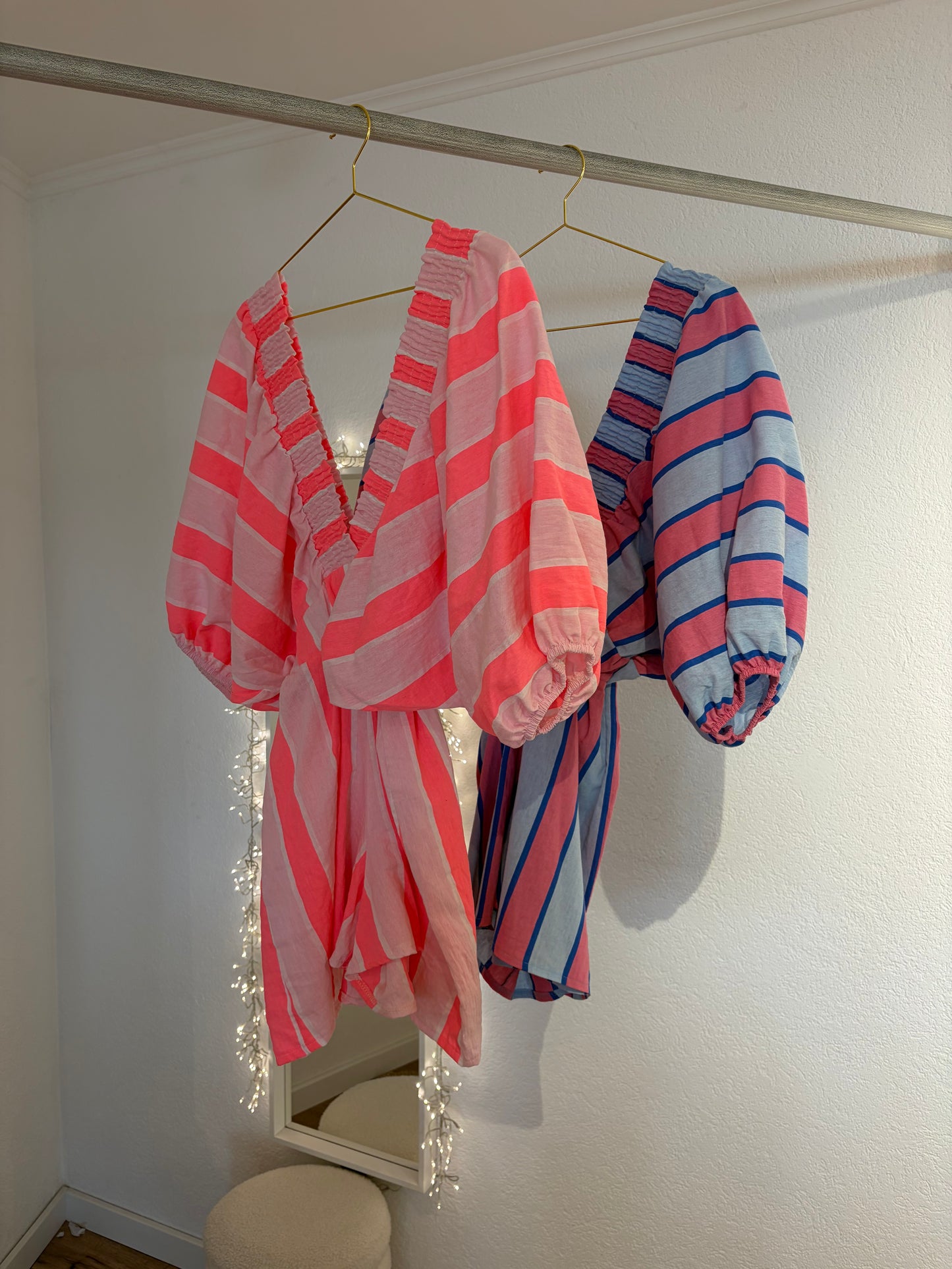 Gestreifter Jumpsuit versch. Farben