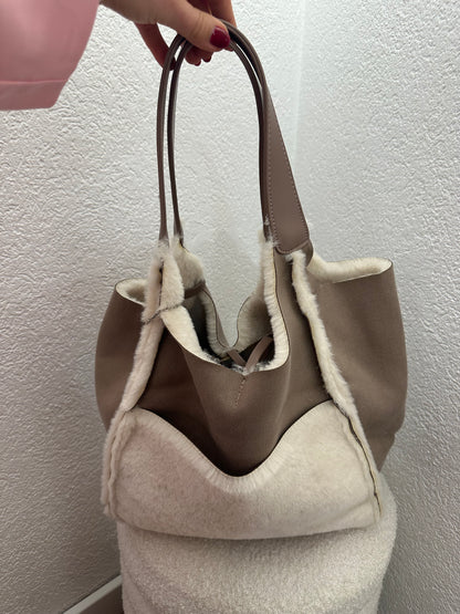 Super weiche Kunstfell Tasche versch. Farben