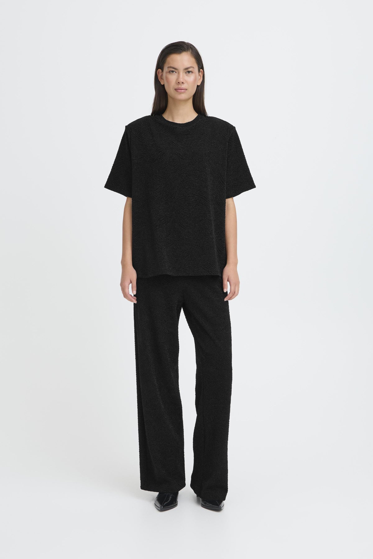 Bemustertes Glitzer Shirt