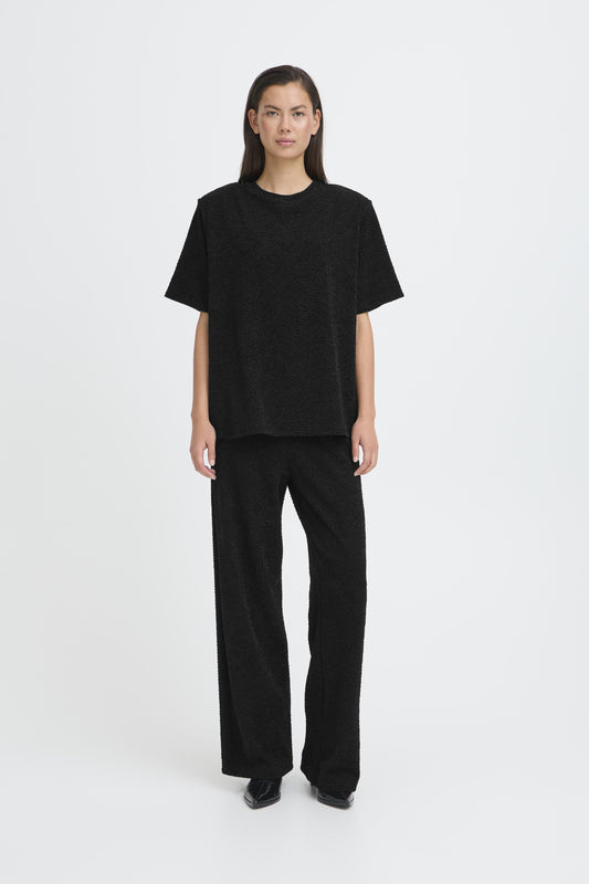 Bemusterte Glitzer Hose