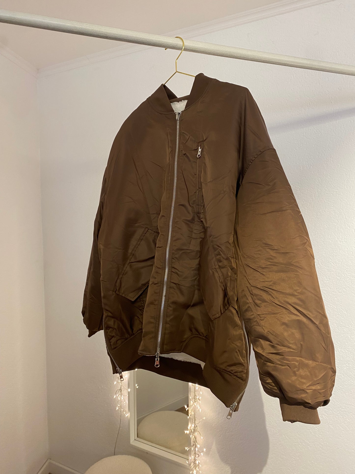 Wendbare Oversized Bomberjacke