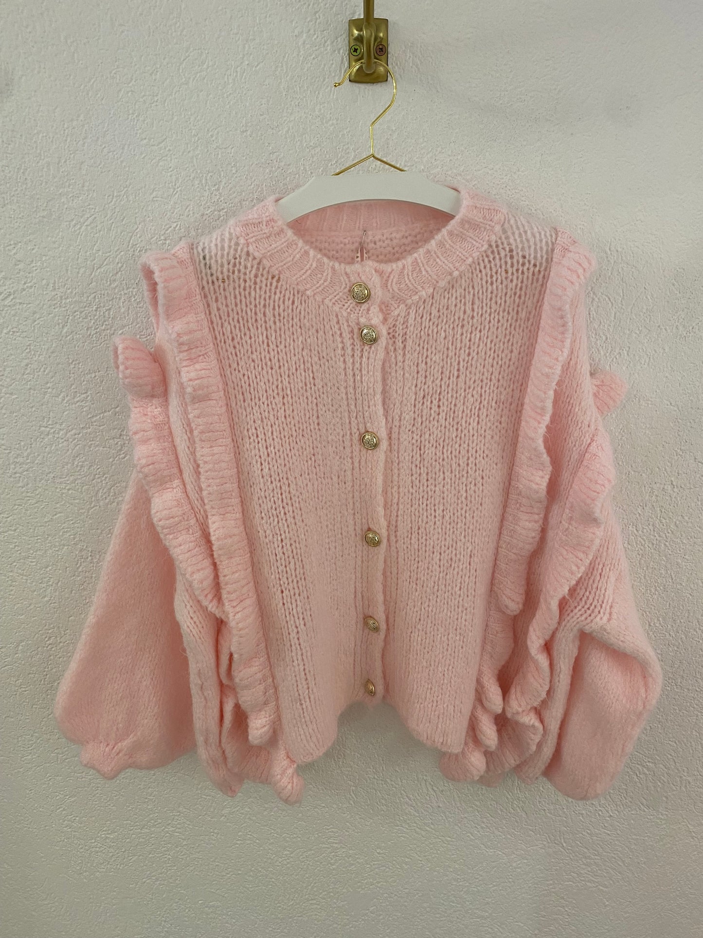 Rüschen Cardigan versch. Farben